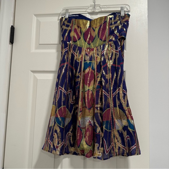 Nicole Miller Cocktail Dress - Size 0 - Picture 2 of 4